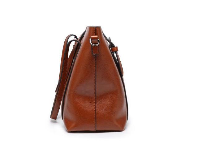 レザー レディース トートバッグ  ショルダーバッグ ブラウン < 女性ファッション  レザー レディース トートバッグ  ショルダーバッグ ブラウン < 女性ファッションの