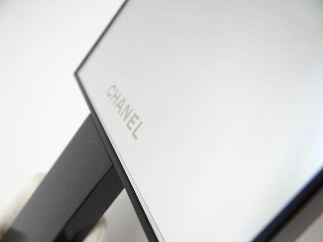 CHANEL シャネル ノベルティ 2WAY ハンドミラー スタンド手鏡 ブラック<USED>【送料無料】 < ブランド CHANEL シャネル ノベルティ 2WAY ハンドミラー スタンド手鏡 ブラック<USED>【送料無料】 < ブランドの