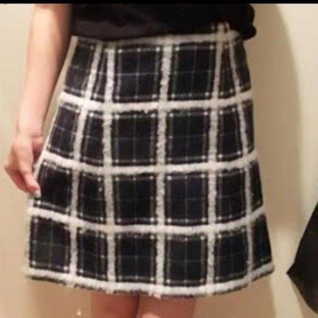 新品タグ付き  シャギーチェックスカート Noela   Sサイズ < 女性ファッション  新品タグ付き  シャギーチェックスカート Noela   Sサイズ < 女性ファッションの