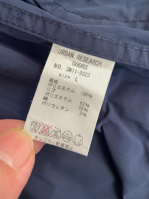 URBAN RESEARCH DOORS(アーバンリサーチドアーズ)ミリタリージャケット/L/ポリエステル/NVY 春秋物 軍物系 < 男性ファッション  URBAN RESEARCH DOORS(アーバンリサーチドアーズ)ミリタリージャケット/L/ポリエステル/NVY 春秋物 軍物系 < 男性ファッションの