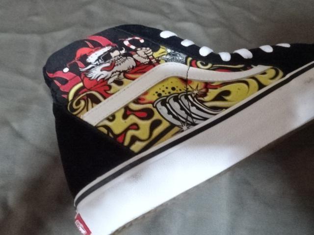 USAw oY A USAySk8 HizSanta flame black 24.5a  uh 