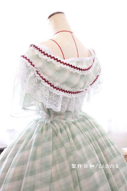 緑オフショルドレス Lサイズ < 女性ファッション  緑オフショルドレス Lサイズ < 女性ファッションの