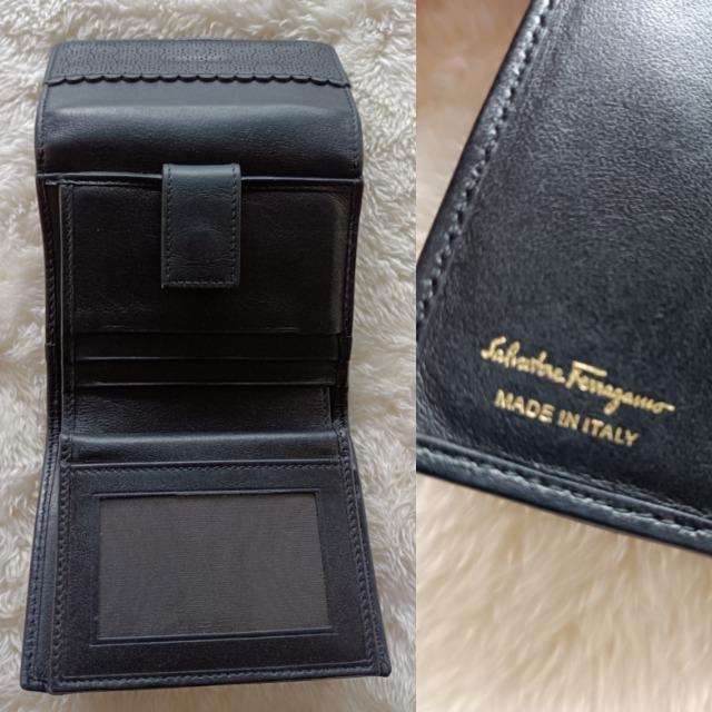 Ferragamoヴィラ★三つ折り財布★素敵★美品★カード沢山収納便利★フェラガモ★ < 女性ファッション  Ferragamoヴィラ★三つ折り財布★素敵★美品★カード沢山収納便利★フェラガモ★ < 女性ファッションの