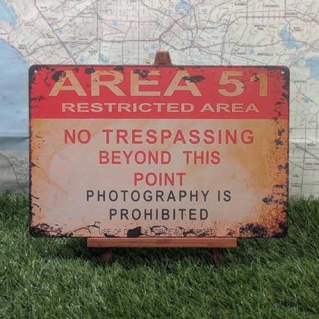 �V�i�y�u���L�ŔzAREA51�^�G���A51�@Restricted Area 