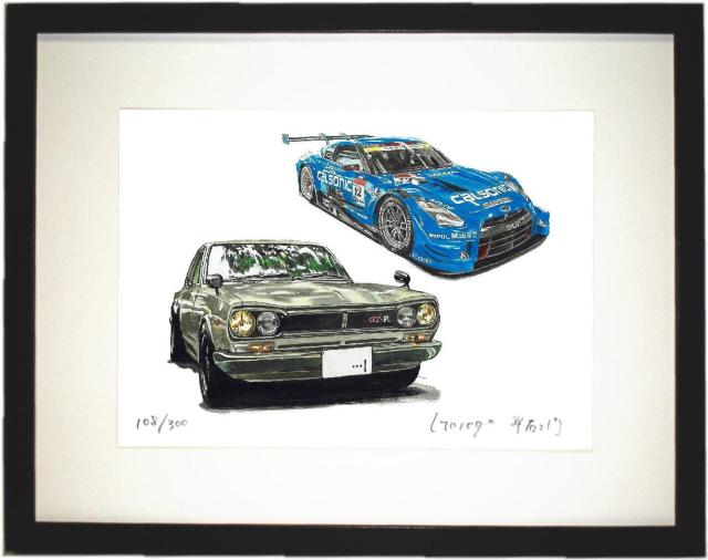NC-716 IMPUL GT-R/GT-R限定版画サイン額装作家平右ヱ門 < 自動車/バイク NC-716 IMPUL GT-R/GT-R限定版画サイン額装作家平右ヱ門 < 自動車/バイク