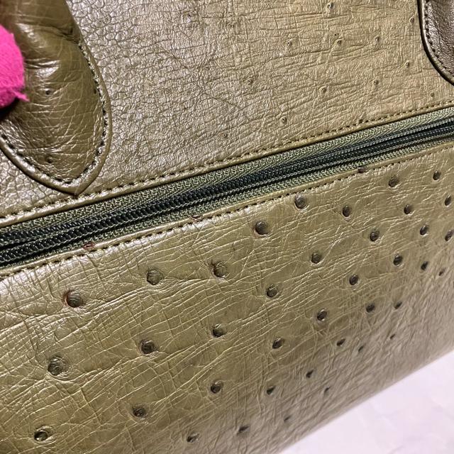 【ヴィンテージ】【ノーブランド扱い】 オーストリッチレザー / トートバッグ < 女性ファッション  【ヴィンテージ】【ノーブランド扱い】 オーストリッチレザー / トートバッグ < 女性ファッションの
