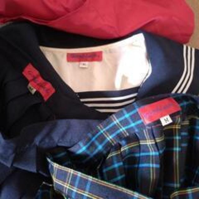 なんちゃってセーラー服 制服 5点セット Mサイズ 難あり < 女性ファッション なんちゃってセーラー服 制服 5点セット Mサイズ 難あり < 女性ファッションの