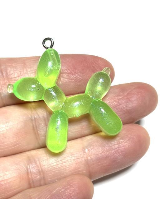 987 黄緑 ぷくぷくバルーンの犬ちゃん【大きめ】 1個 レジン プラパーツ アクリル樹脂 アクセサリーチャーム パーツ < ペット/手芸/園芸 987 黄緑 ぷくぷくバルーンの犬ちゃん【大きめ】 1個 レジン プラパーツ アクリル樹脂 アクセサリーチャーム パーツ < ペット/手芸/園芸の