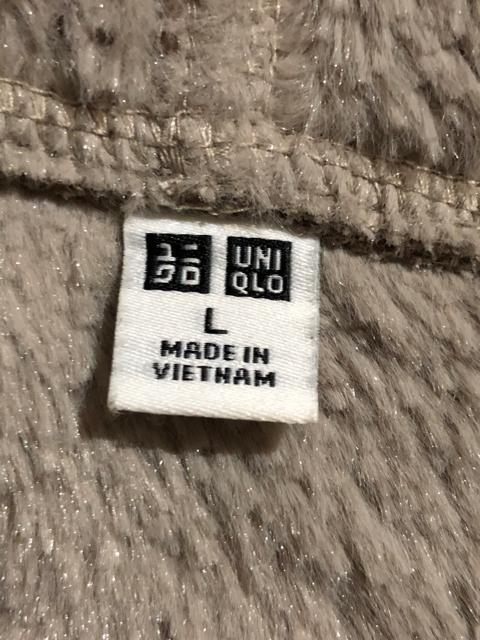 UNIQLO ユニクロ ふわふわの裏ボア フリースコート 防寒 L < ブランド UNIQLO ユニクロ ふわふわの裏ボア フリースコート 防寒 L < ブランドの