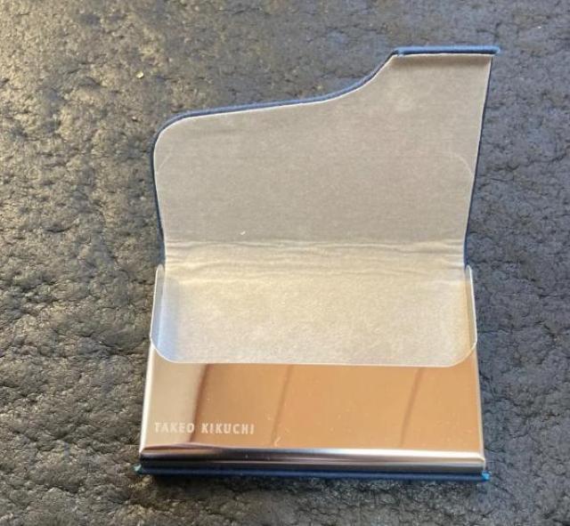 �y�V�Õi�zTAKEO KIKUCHI�@�J�[�h�P�[�X�~�{�[���y���@�l�C�r�[�@�@���J�[�h�P�[�X�T�C�Y�F�c6.5cm�~��9.5�p �� �j���t�@�b�V������ 