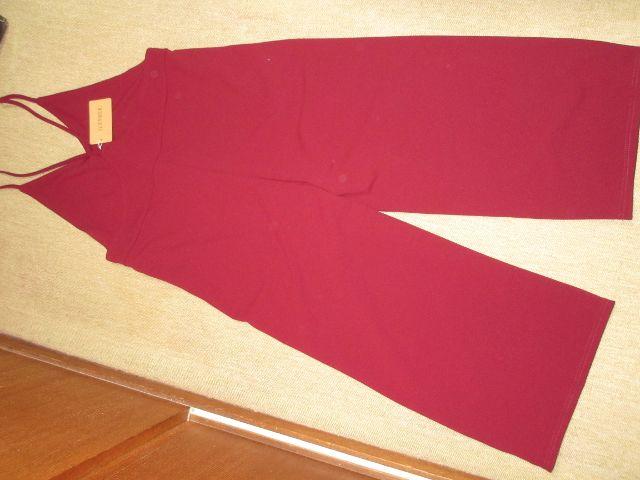 タグ付き☆オールインワン*キャミソール*ワイド(ワイン) < 女性ファッション  タグ付き☆オールインワン*キャミソール*ワイド(ワイン) < 女性ファッションの