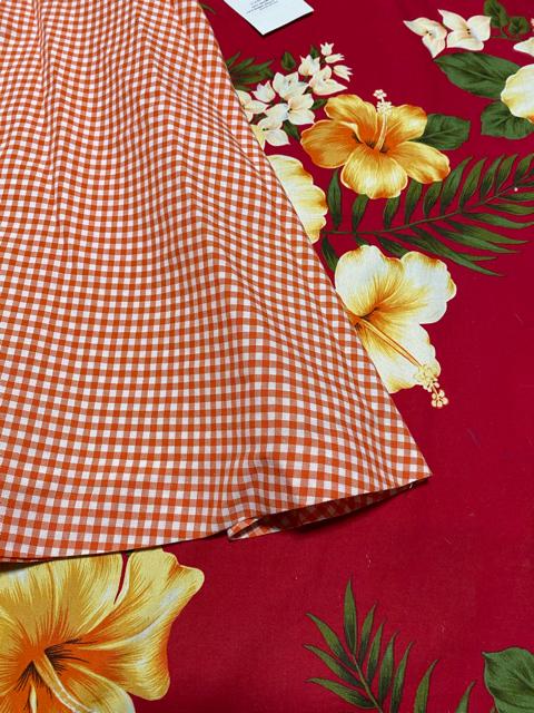 新品未使用☆タグ付☆SIM☆オレンジチェックスカート☆ < 女性ファッション  新品未使用☆タグ付☆SIM☆オレンジチェックスカート☆ < 女性ファッションの