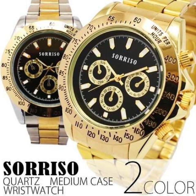 人気★ゴールドカラー・ミディアムケース★腕時計SB < 男性アクセサリー/時計  人気★ゴールドカラー・ミディアムケース★腕時計SB < 男性アクセサリー/時計の