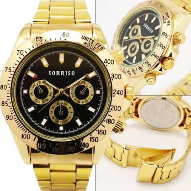 人気★ゴールドカラー・ミディアムケース★腕時計SB < 男性アクセサリー/時計  人気★ゴールドカラー・ミディアムケース★腕時計SB < 男性アクセサリー/時計の