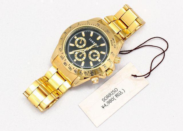 人気★ゴールドカラー・ミディアムケース★腕時計SB < 男性アクセサリー/時計  人気★ゴールドカラー・ミディアムケース★腕時計SB < 男性アクセサリー/時計の