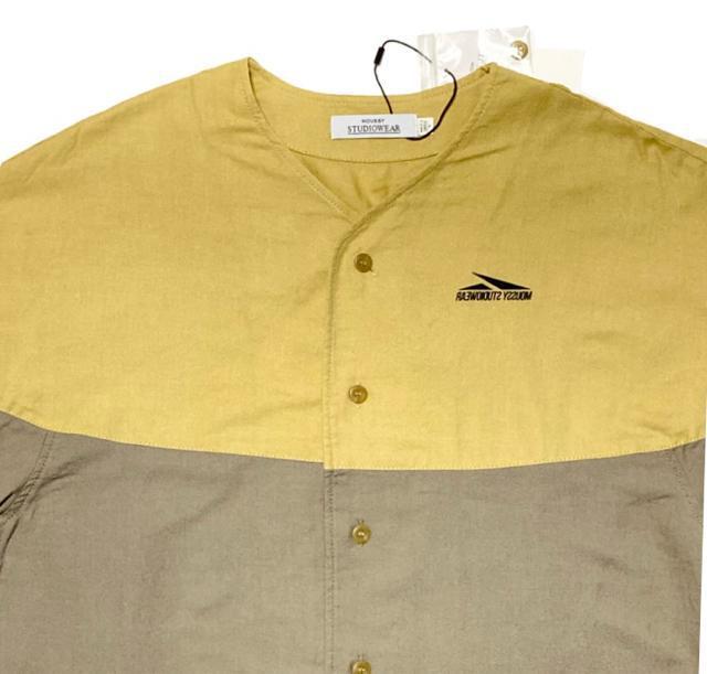 moussySTUDIOWEAR◎ベースボールシャツ(F)イエローカーキ◎新品 < ブランド moussySTUDIOWEAR◎ベースボールシャツ(F)イエローカーキ◎新品 < ブランドの