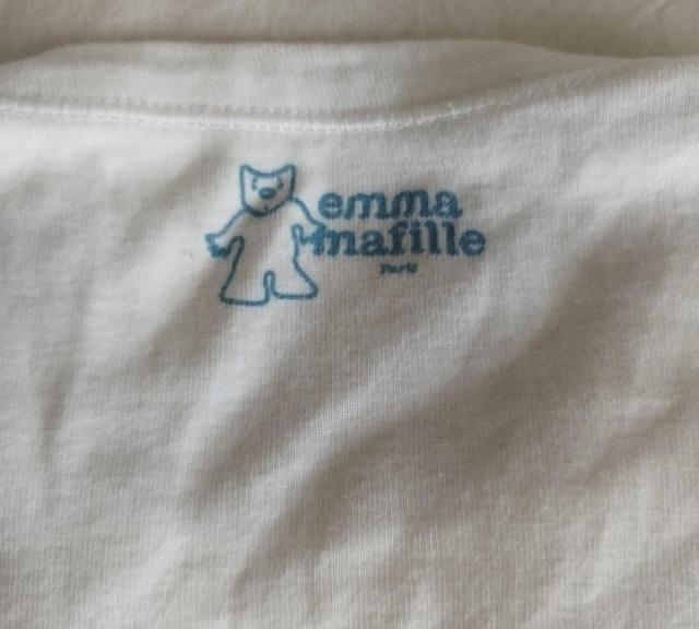 エマ・マフィーユ・パリ 白長袖フィットTシャツ 2000年代ヴィンテージ < 女性ファッション  エマ・マフィーユ・パリ 白長袖フィットTシャツ 2000年代ヴィンテージ < 女性ファッションの