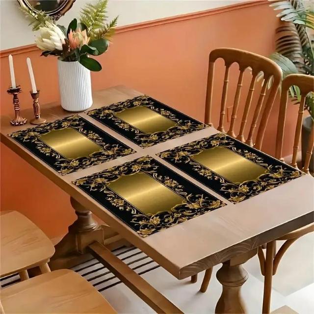 �����X���i690�~��2���Z�b�g�@�G���K���g�ȃS�[���f���p�^�[�̃��l���v���[�X�}�b�g�Z�b�g �� �C���e���A/���C�t�� 