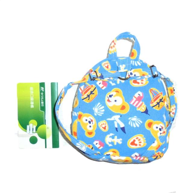 ◆ダッフィー【マリン柄ブルー】◆リュック型ポーチ < 女性ファッション ◆ダッフィー【マリン柄ブルー】◆リュック型ポーチ < 女性ファッションの