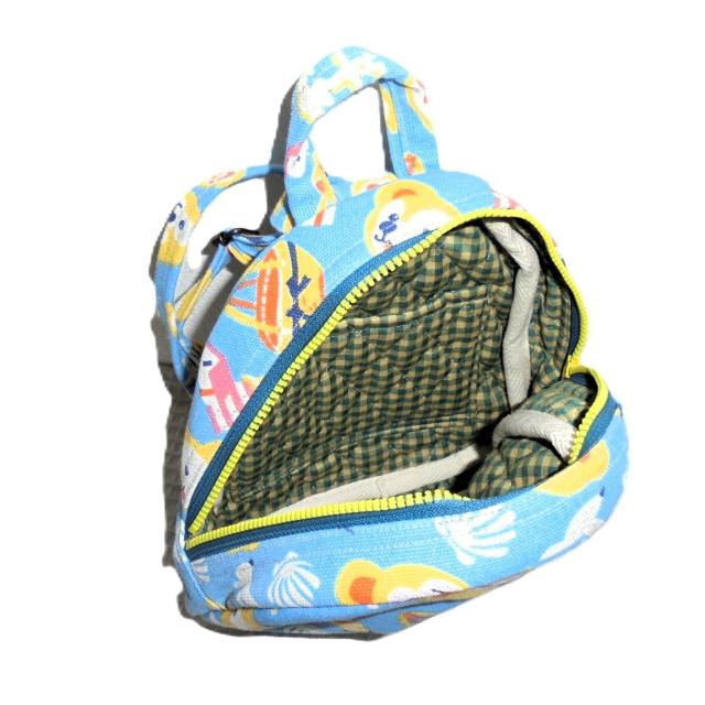 ◆ダッフィー【マリン柄ブルー】◆リュック型ポーチ < 女性ファッション ◆ダッフィー【マリン柄ブルー】◆リュック型ポーチ < 女性ファッションの