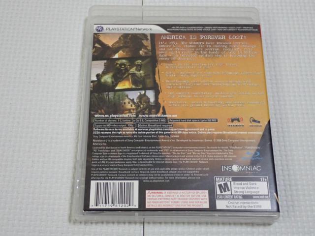 PS3★RESISTANCE 2 海外版 北米版★箱付・説明書付・ソフト付 < ゲーム本体/ソフト PS3★RESISTANCE 2 海外版 北米版★箱付・説明書付・ソフト付 < ゲーム本体/ソフトの