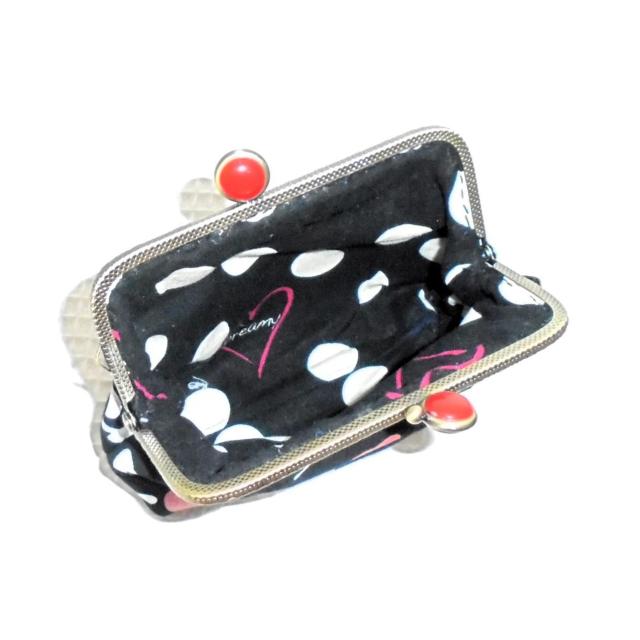 ◆cher◆黒シェル◆がまぐちポーチ【スクエア】 < 女性ファッション ◆cher◆黒シェル◆がまぐちポーチ【スクエア】 < 女性ファッションの