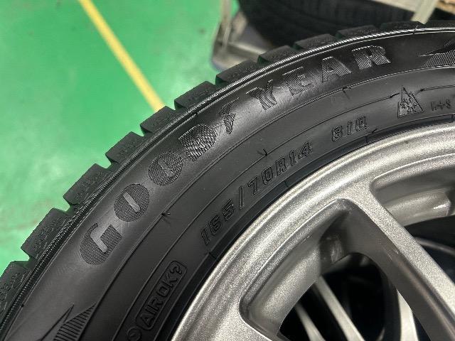 0092424)激安美品国産スタッドレスタイヤ4本グッドイヤーアイスナビ8+BSエコフォルムAWセット165/70R14送料無料 < 自動車/バイク 0092424)激安美品国産スタッドレスタイヤ4本グッドイヤーアイスナビ8+BSエコフォルムAWセット165/70R14送料無料 < 自動車/バイク