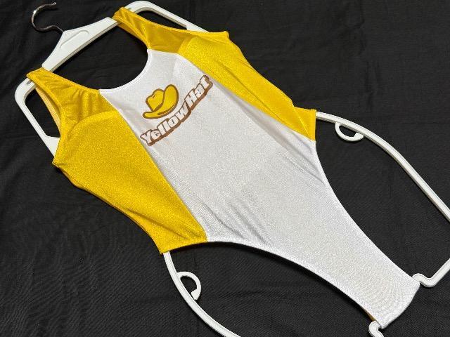 ホワイトとイエローのRQデザイン★イベント衣装用ハイレグレオタード★Mサイズ < レジャー/スポーツ ホワイトとイエローのRQデザイン★イベント衣装用ハイレグレオタード★Mサイズ < レジャー/スポーツの