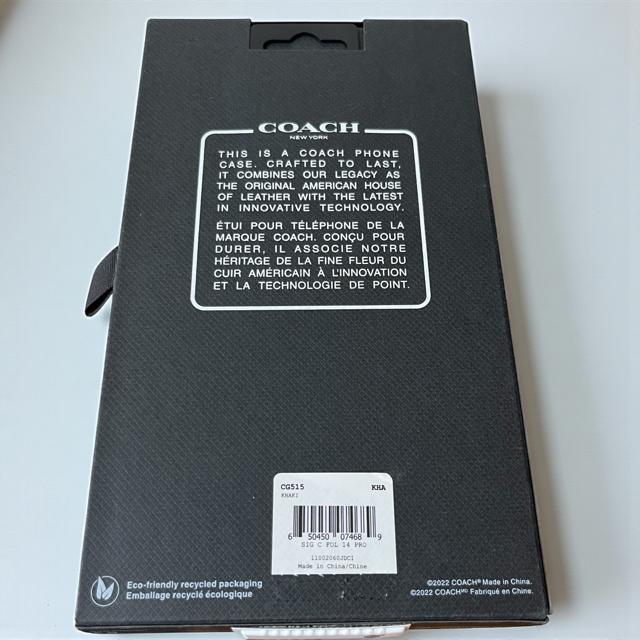 COACH iPhone13&14 PRO 蒠^P[X VOl`[ R[`  uh 