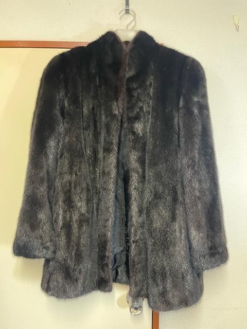 ミンク 毛皮 毛皮コート アウター ブラック < 女性ファッション ミンク 毛皮 毛皮コート アウター ブラック < 女性ファッションの