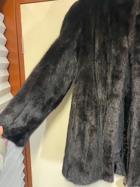 ミンク 毛皮 毛皮コート アウター ブラック < 女性ファッション ミンク 毛皮 毛皮コート アウター ブラック < 女性ファッションの