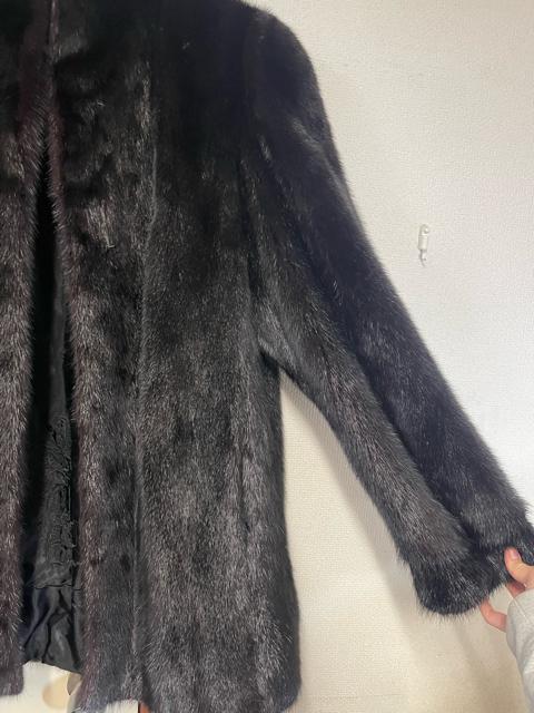 ミンク 毛皮 毛皮コート アウター ブラック < 女性ファッション ミンク 毛皮 毛皮コート アウター ブラック < 女性ファッションの