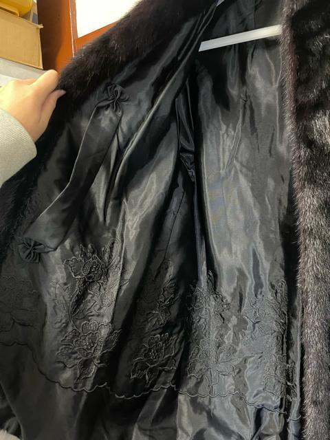 ミンク 毛皮 毛皮コート アウター ブラック < 女性ファッション ミンク 毛皮 毛皮コート アウター ブラック < 女性ファッションの