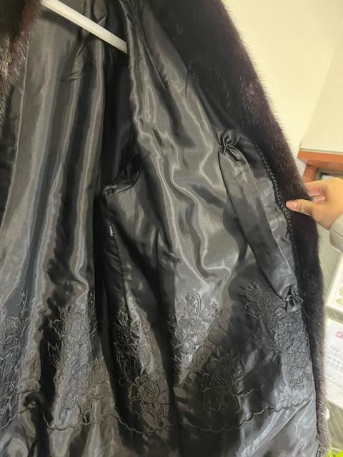 ミンク 毛皮 毛皮コート アウター ブラック < 女性ファッション ミンク 毛皮 毛皮コート アウター ブラック < 女性ファッションの