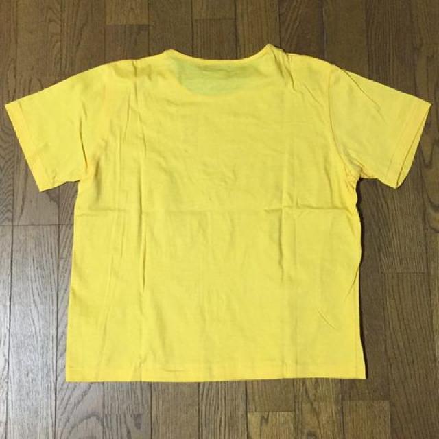 イエロー リボンデザインが素敵な半袖Tシャツ ゆったりM < 女性ファッション  イエロー リボンデザインが素敵な半袖Tシャツ ゆったりM < 女性ファッションの