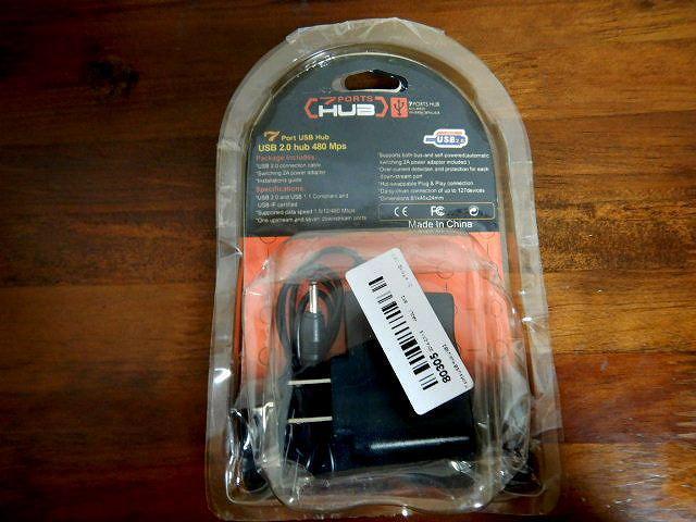 ★USB2.0 7ports usb HUB ハブ 中古品 < PC本体/周辺機器  ★USB2.0 7ports usb HUB ハブ 中古品 < PC本体/周辺機器の