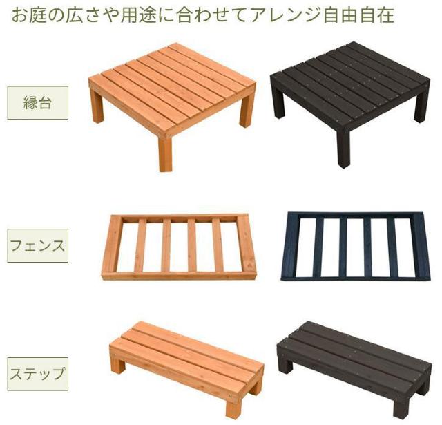 ウッドデッキ 14点セット 1.5坪 ライトブラウン DIY キット 木材 天然木 デッキセット 0.75坪×2セット < ペット/手芸/園芸  ウッドデッキ 14点セット 1.5坪 ライトブラウン DIY キット 木材 天然木 デッキセット 0.75坪×2セット < ペット/手芸/園芸の