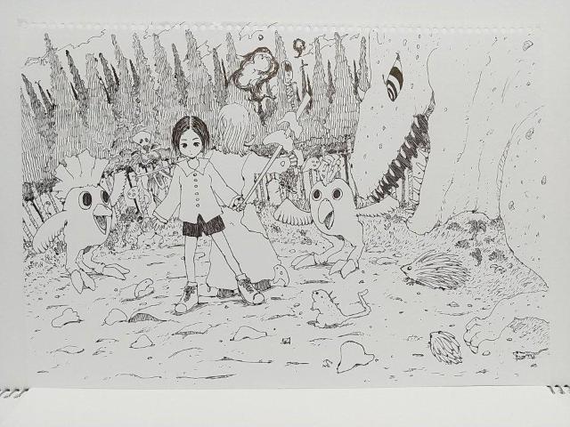 オリジナルイラスト 手描きイラスト バトル ハンドメイド 原画 絵 モノクロ 白黒 インテリア アナログ アート 自作 恐竜 鳥 < アニメ/コミック/キャラクター  オリジナルイラスト 手描きイラスト バトル ハンドメイド 原画 絵 モノクロ 白黒 インテリア アナログ アート 自作 恐竜 鳥  < アニメ/コミック/キャラクターの
