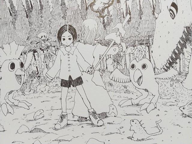 オリジナルイラスト 手描きイラスト バトル ハンドメイド 原画 絵 モノクロ 白黒 インテリア アナログ アート 自作 恐竜 鳥 < アニメ/コミック/キャラクター  オリジナルイラスト 手描きイラスト バトル ハンドメイド 原画 絵 モノクロ 白黒 インテリア アナログ アート 自作 恐竜 鳥 < アニメ/コミック/キャラクターの