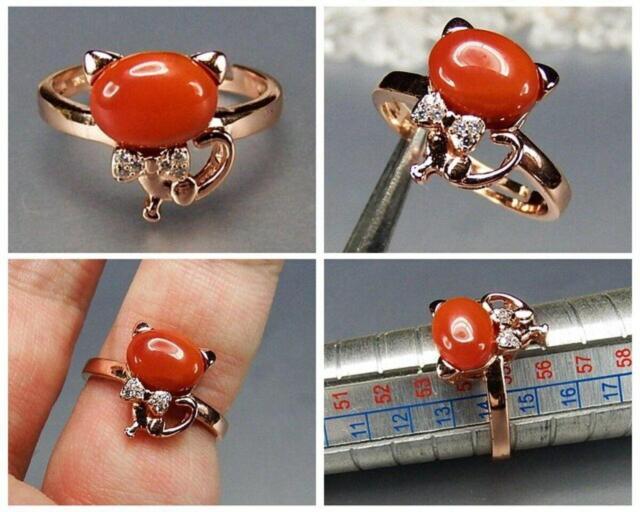 流行天然石南紅瑪瑙猫ネコちゃん925銀指輪約14号石街U2-12 < 女性アクセサリー/時計  流行天然石南紅瑪瑙猫ネコちゃん925銀指輪約14号石街U2-12 < 女性アクセサリー/時計の