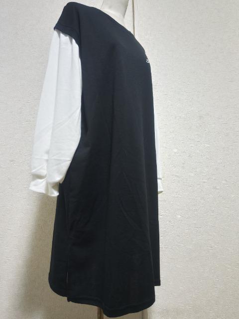 試着のみ★大きいサイズ★一体型チュニワンピ★3L < 女性ファッション 試着のみ★大きいサイズ★一体型チュニワンピ★3L < 女性ファッションの