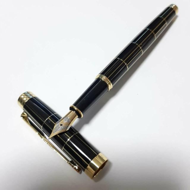 新品 激渋 万年筆 筆記 用具 ペン 黒 ベース < インテリア/ライフ  新品 激渋 万年筆 筆記 用具 ペン 黒 ベース < インテリア/ライフの
