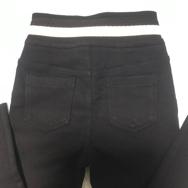 正規品 シャネル CoCoボタン スリムパンツ ブラック/ホワイト S < ブランド  正規品 シャネル CoCoボタン スリムパンツ ブラック/ホワイト S < ブランドの