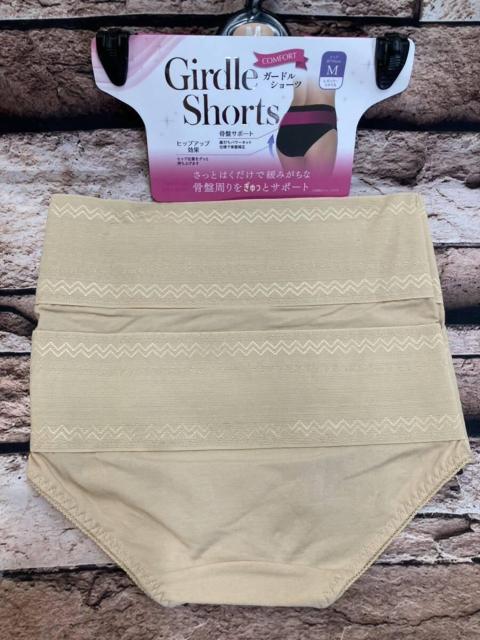 送料無料!【ベージュ2枚組】クロス仕様のゴムベルトで骨盤をしっかりサポート!ベルト付きショーツガードル < 女性ファッション  送料無料!【ベージュ2枚組】クロス仕様のゴムベルトで骨盤をしっかりサポート!ベルト付きショーツガードル < 女性ファッションの