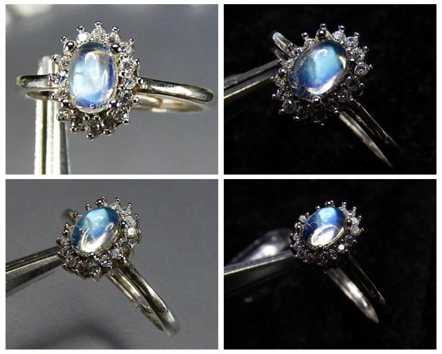 一点物ブルームーンストーン銀925リング天然石約17号指輪U0604RYZa < 女性アクセサリー/時計  一点物ブルームーンストーン銀925リング天然石約17号指輪U0604RYZa < 女性アクセサリー/時計の