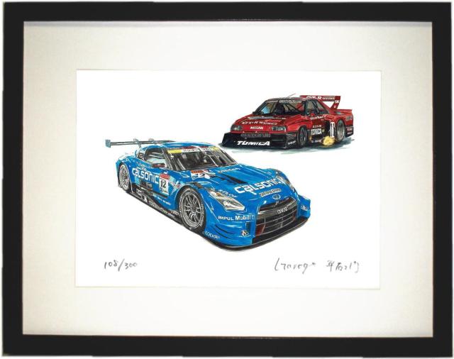 NC-724 RS/IMPUL GT-R限定版画サイン額装作家平右ヱ門 < 自動車/バイク NC-724 RS/IMPUL GT-R限定版画サイン額装作家平右ヱ門 < 自動車/バイク