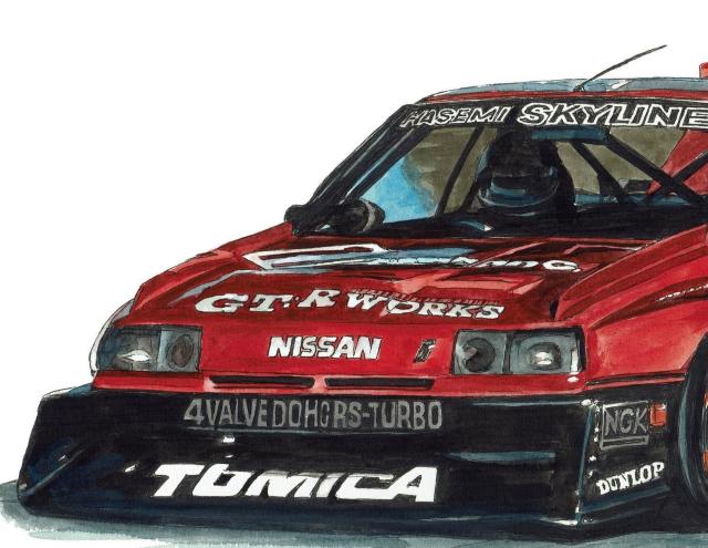 NC-724 RS/IMPUL GT-R限定版画サイン額装作家平右ヱ門 < 自動車/バイク NC-724 RS/IMPUL GT-R限定版画サイン額装作家平右ヱ門 < 自動車/バイク