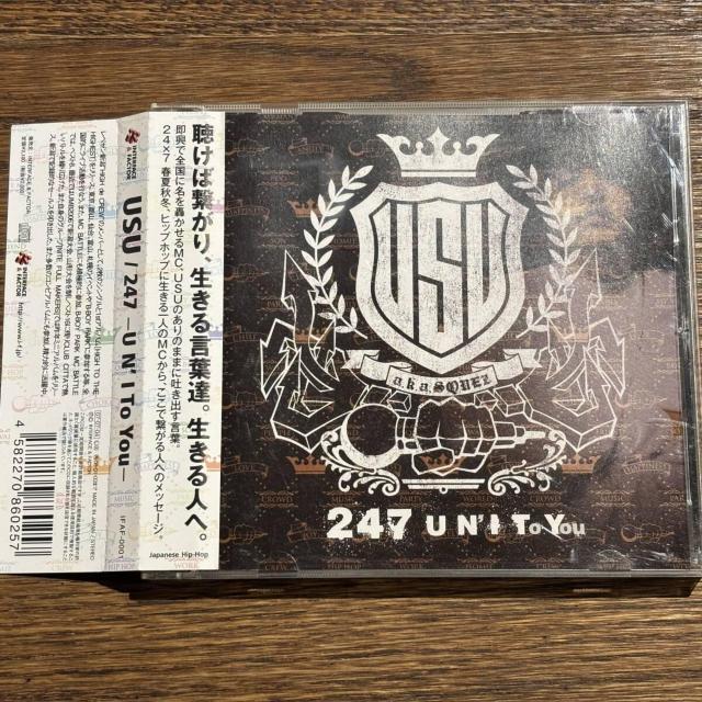 【USU a.k.a. SQUEZ】247 -U N' I To You- < CD/DVD/ビデオ 【USU a.k.a. SQUEZ】247 -U N' I To You- < CD/DVD/ビデオの