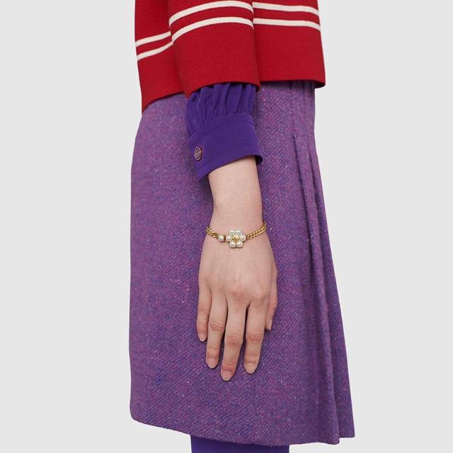 新品グッチGUCCIダブルGパールブレスレット フラワー < ブランド 新品グッチGUCCIダブルGパールブレスレット フラワー < ブランドの