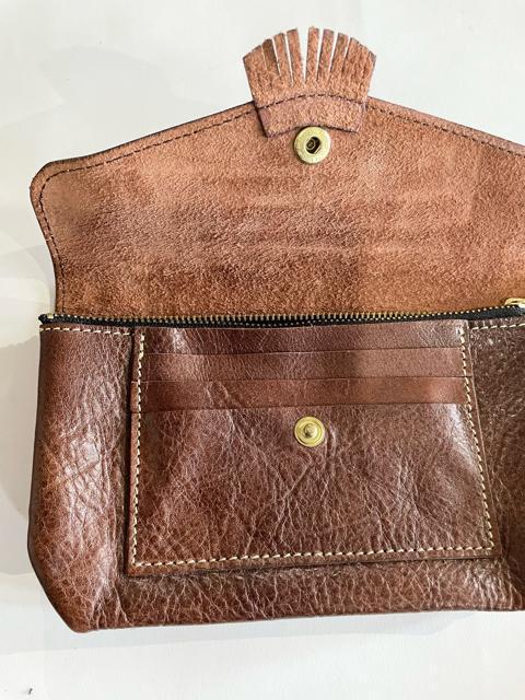 レア ディケイド DECADE レザー 長財布 ブラウン 茶 < 男性ファッション  レア ディケイド DECADE レザー 長財布 ブラウン 茶 < 男性ファッションの